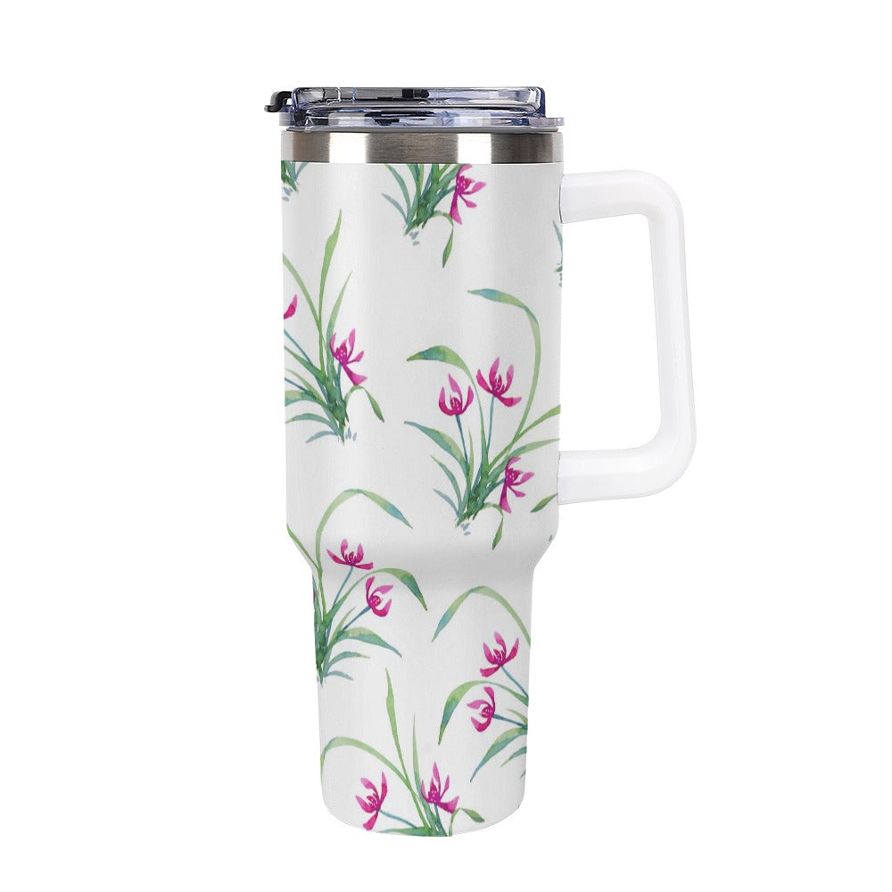 Flowers Custom Large capacity car cup