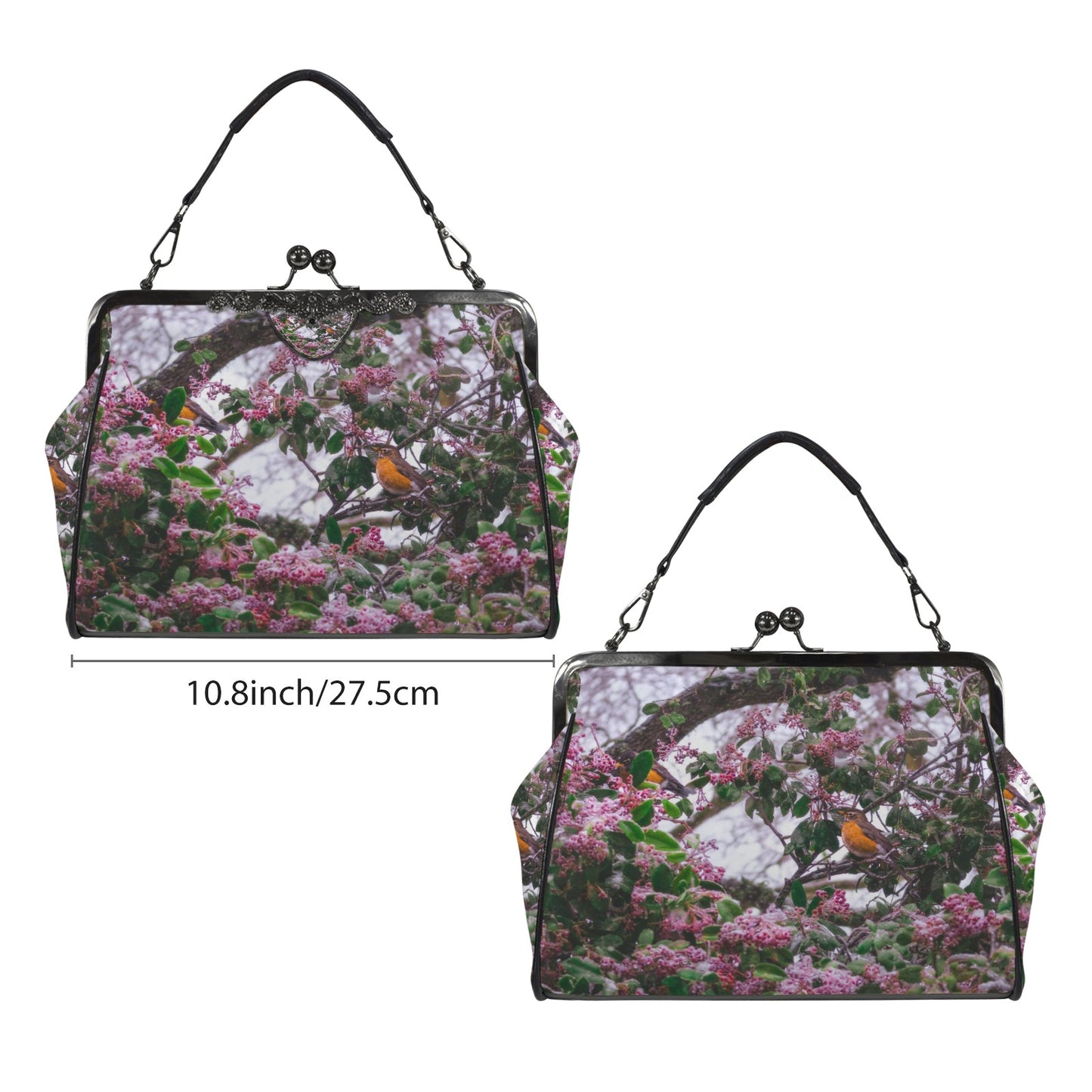 Custom Kisslock Crossbody Shoulder Bag