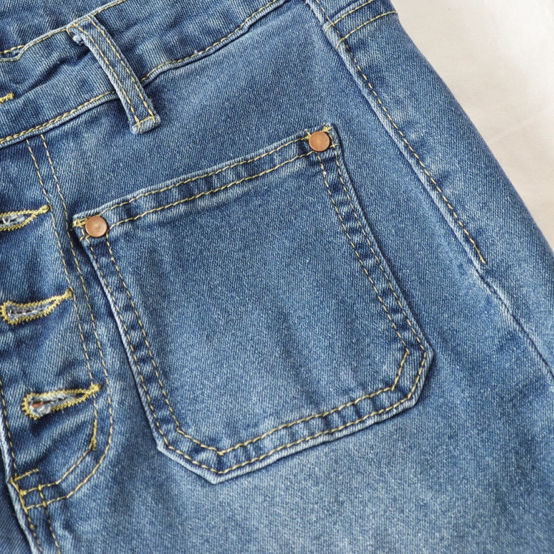 Women's High-Waist Star Patch Jeans, Wide-Leg Full-Length Jeans With A Retro Y2K Sta Light-Wash Denim For All Seasons Forbidden Platform - Temu