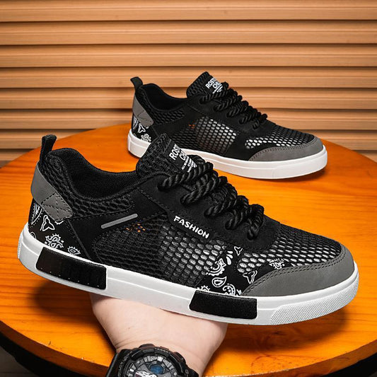 Men's Fashion Personality Mesh Surface Breathable Shoes