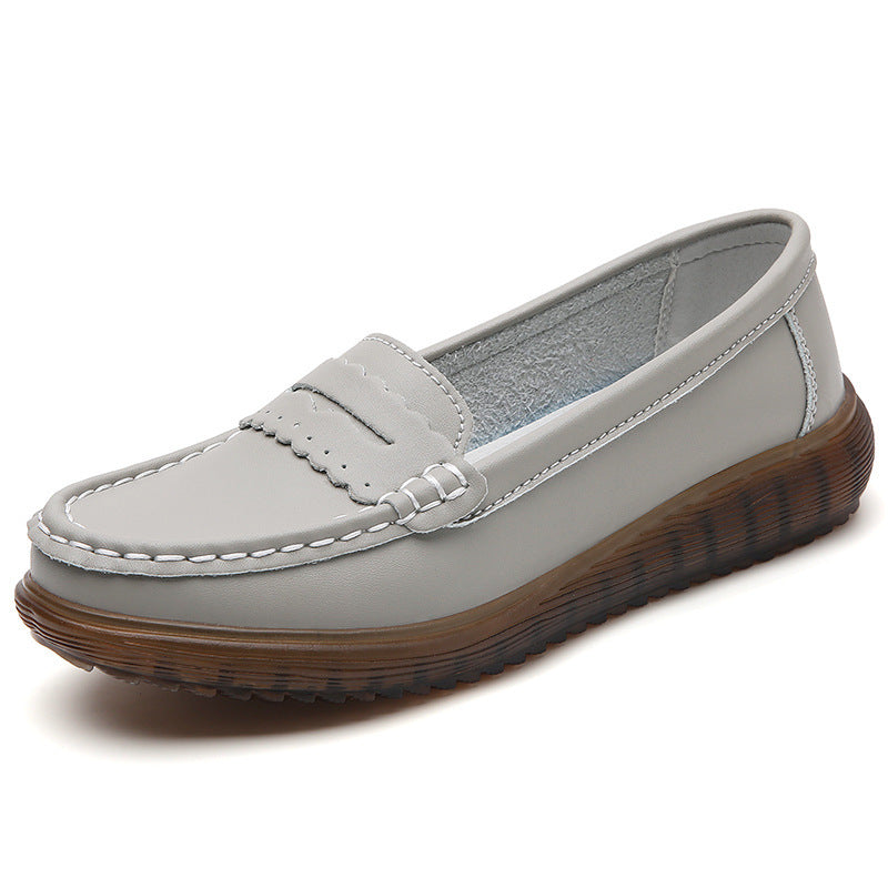 Tendon Bottom Soft Bottom Cutout Breathable Shoes Flat Hole Shoes