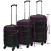 3-piece hard-shell suitcase set 45.5/55/66 cm   3-piece hard-shell suitcase set