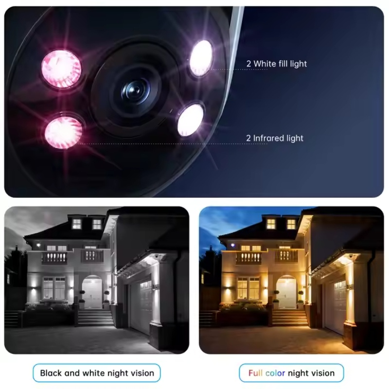 WESECUU 3MP PTZ Mini Wifi CCTV Camera