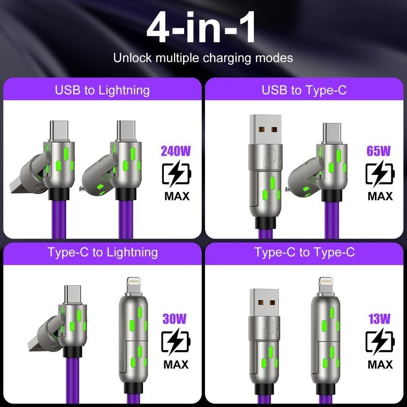 4-in-1 Fast Charging Cable
