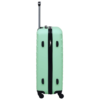 hard shell trolley, mint green ABS;   hard shell trolley, golden ABS