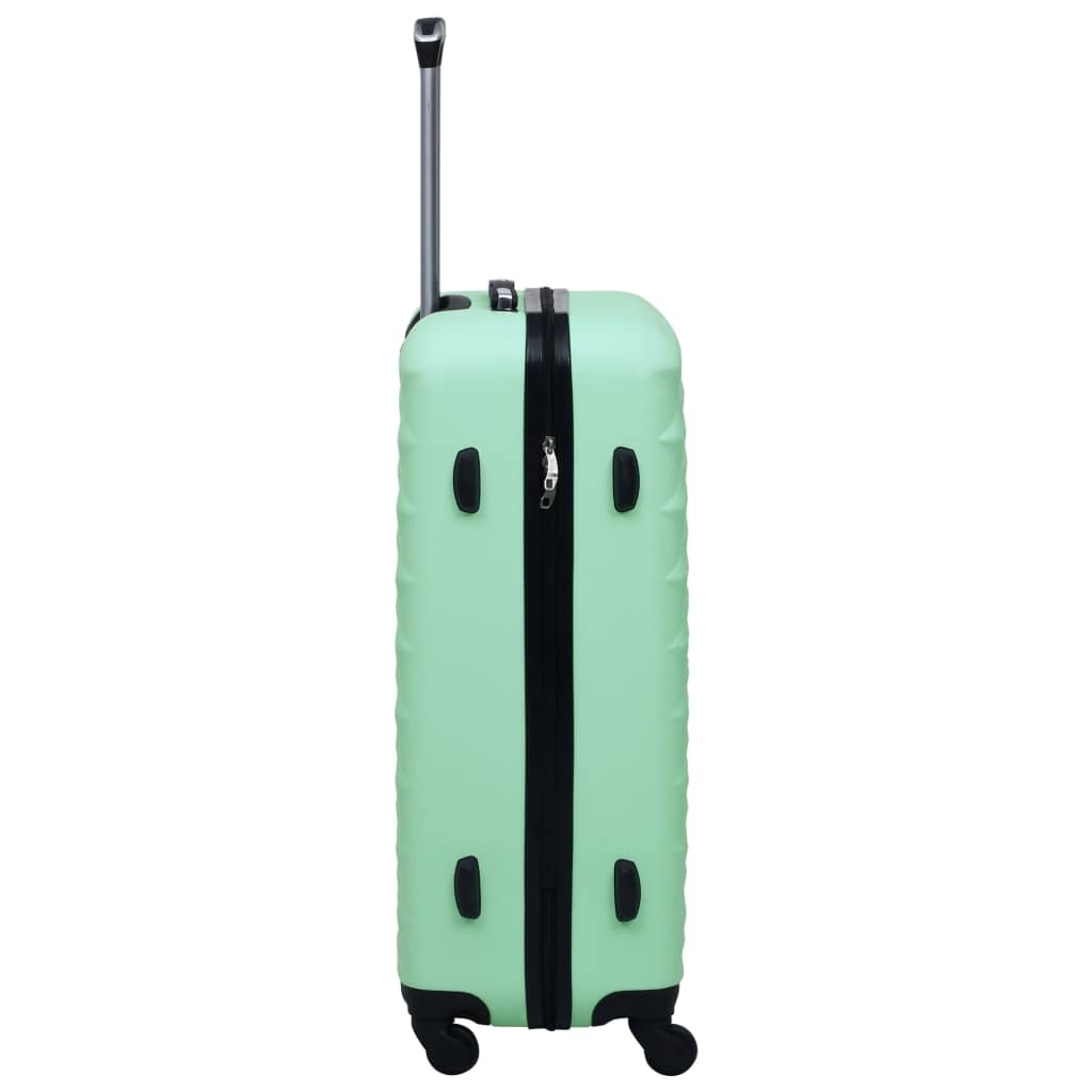 Hard Shell Trolley Set, 2 Pieces, Mint Green, ABS