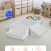Climbing Toys 5 Piece Foam Climbing Blocks Set With Ball Pit For Toddlers