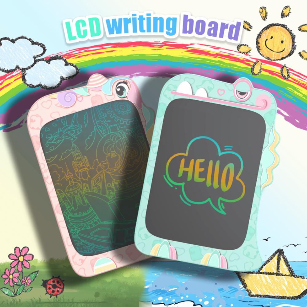 LCD Writing Tablet, Birthday Christmas Kids Unicorn Gifts,8.5 Inch Colorful Toddler Doodle Board Drawing Tablet, Erasable Reusable Electronic Drawing Pads, Educational And Learning Toys For Kids