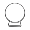 24 Inch Round Indoor Outdoor Wrought Iron Fireplace Wood Stand