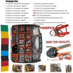 1600PC Deutsch DT Connector Plug With Genuine Deutsch Crimp Tool Auto Marine
