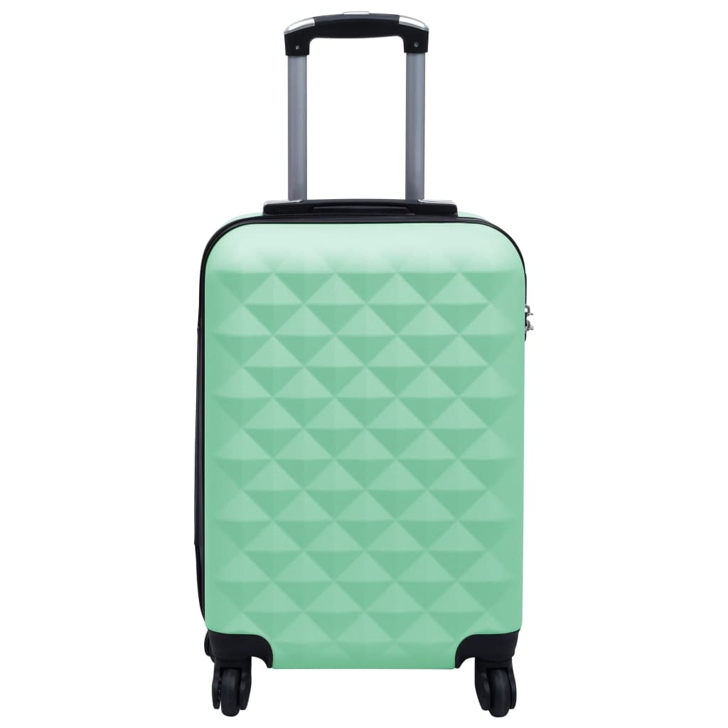 Hard Shell Trolley Set, 2 Pieces, Mint Green, ABS