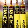 Saki Coconut Wood Cricket Bat for Tape & Tennis Ball Play