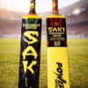 Saki Coconut Wood Cricket Bat for Tape & Tennis Ball Play