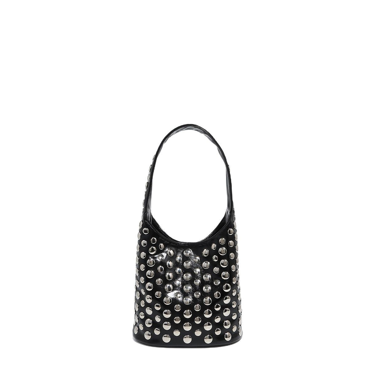 Premium Tortoiseshell Rivet Handbag Bucket