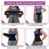 Snatch Me Up Bandage Sweat Wrap Lumbar Waist Support Belt Adjustable Masquerade
