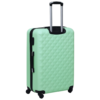hard shell trolley, mint green ABS;   hard shell trolley, golden ABS