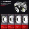 LED Headlight Flashlight Outdoor USB Charging Fishing Headlight Glare Is Suitable For Camping, Work, Maintenance, Car Maintenance, Decoration