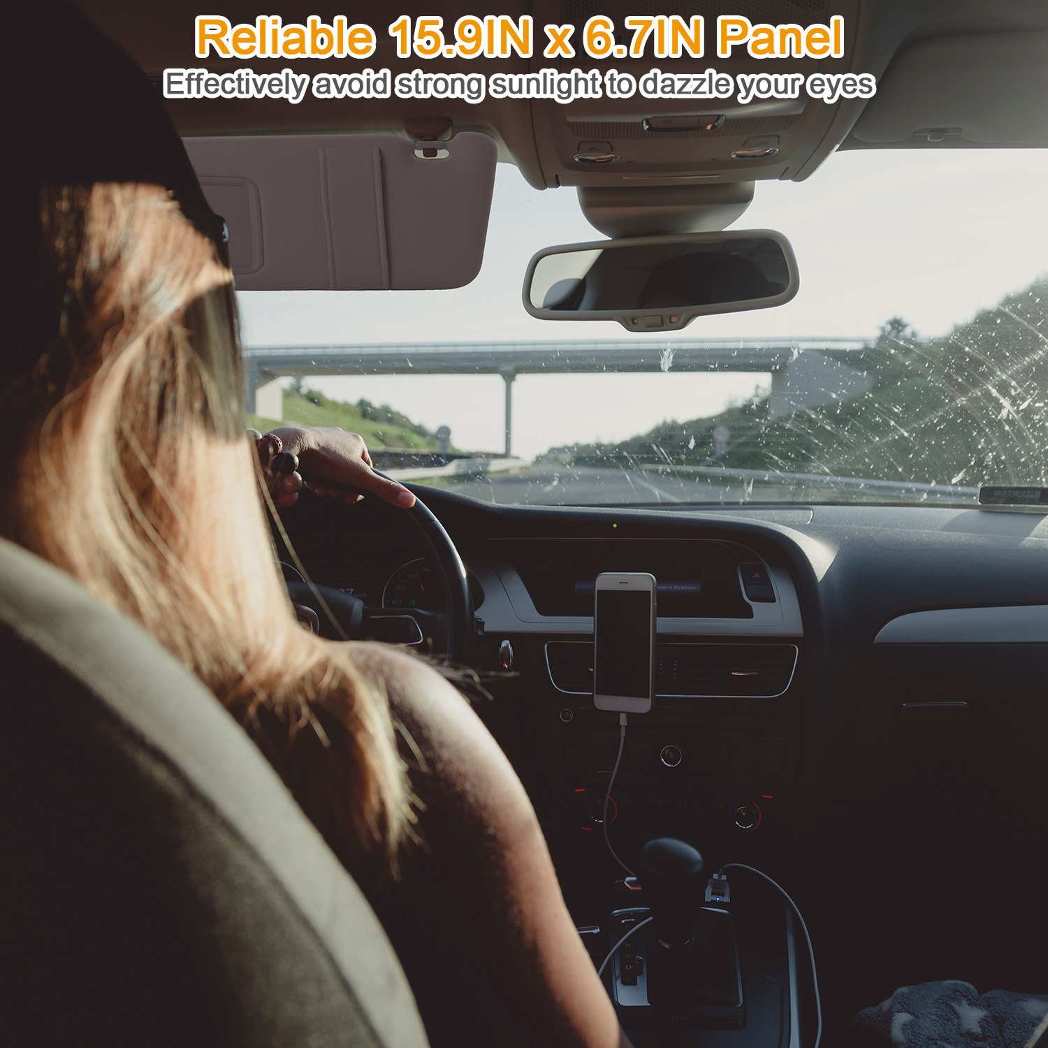 1Pc Auto Sun Visor Left Driver Side Car Sun Visor Fits 2007-2011 Camry Without Sunroof Vanity Light