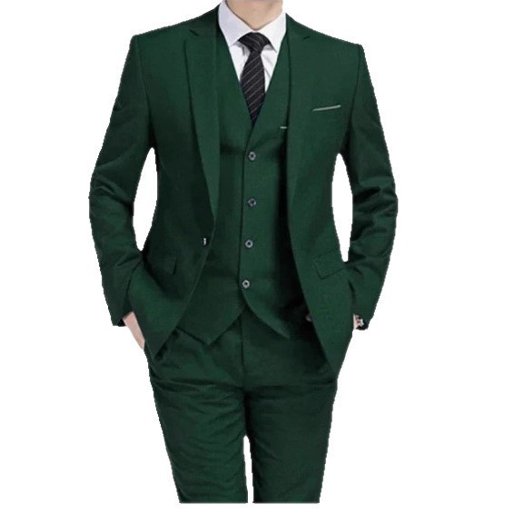 Business Casual Men's Three-piece Groom Suit