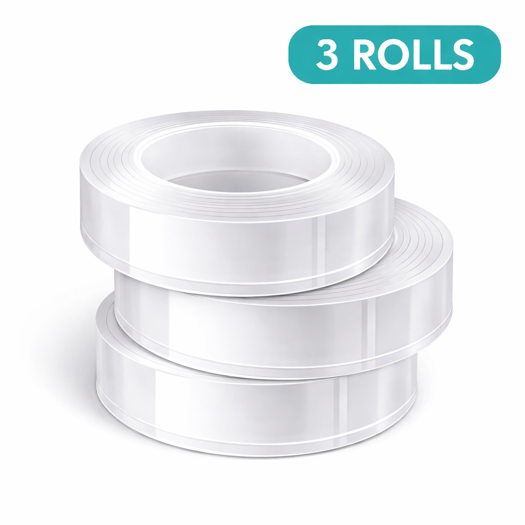 AN-Prime Pack-of 03-Double Sided Nano Tape Heavy Duty – Clear Mounting Adhesive Tape 9.85 Ft