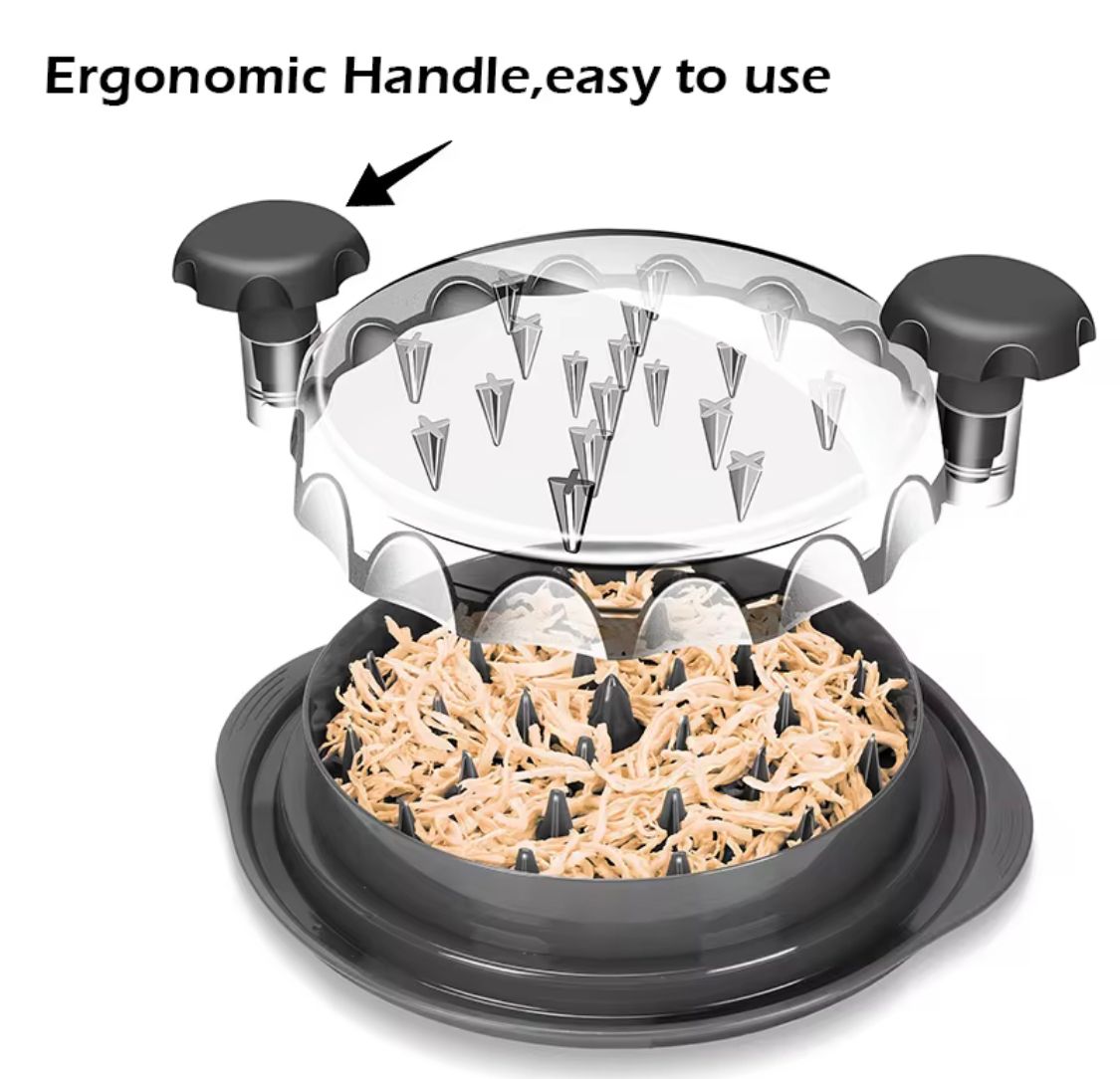 AN-Prime Chicken Shredder, Large Chicken Shredder, Beef, Tuna and Vegetable Shredder with Free Cleaning Brush