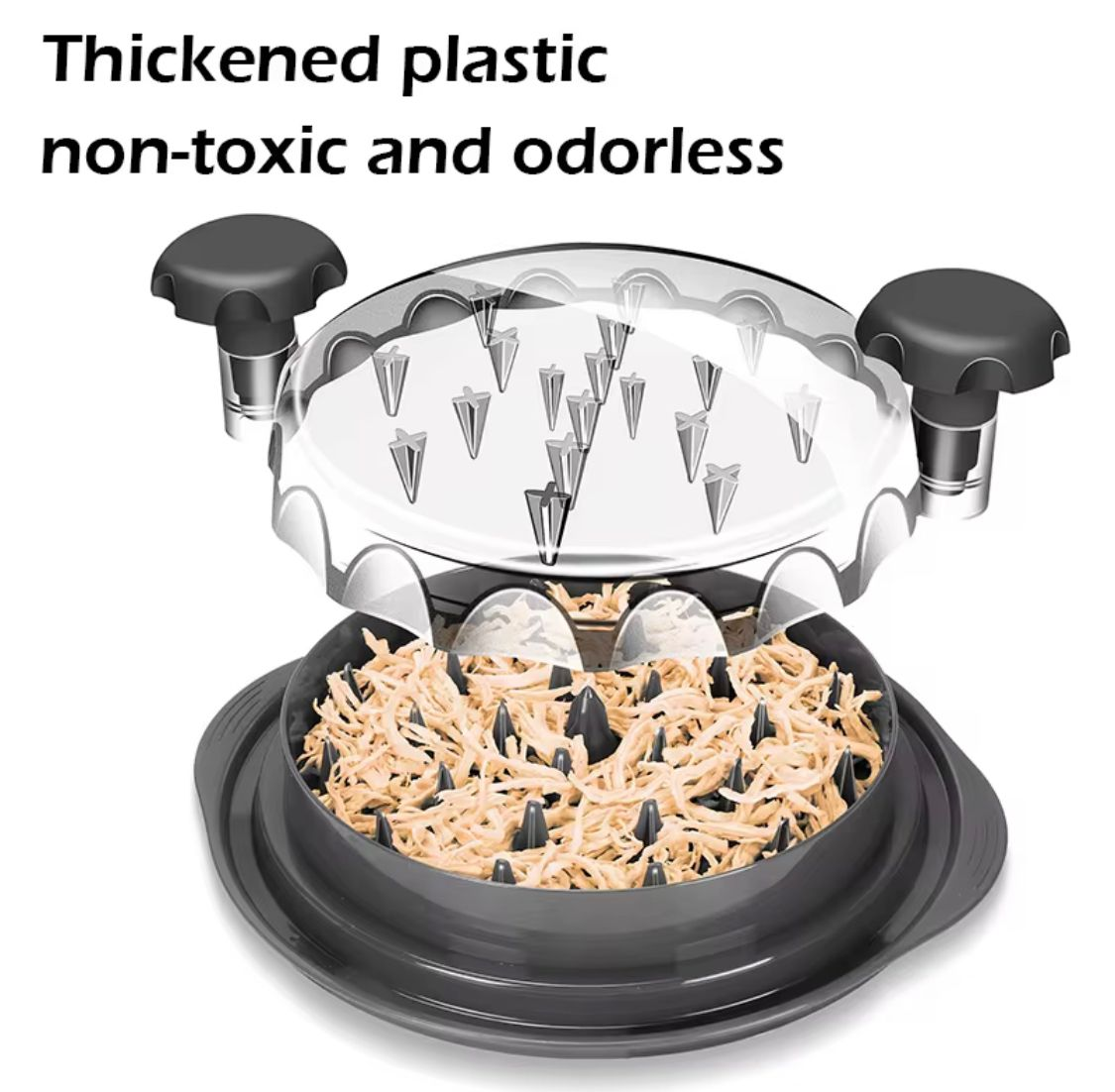 AN-Prime Chicken Shredder, Large Chicken Shredder, Beef, Tuna and Vegetable Shredder with Free Cleaning Brush