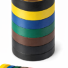 AN-Prime PVC Electrical Insulation Tape Set – 6 Color Multi-Pack (Yellow, Blue, Green, Red, Gray, Black) | Heavy-Duty, Color Coding & DIY Use