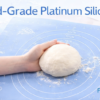 AN-Prime Silicone Pastry Mat– Non-Stick Dough Rolling & Baking Mat with Measurements Edges, Food-Grade Silicone for Pizza, Pie, Fondant, Kneading & Baking