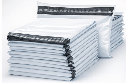 White Poly Mailer Bags–Pack of 25, 50, 75, 100, 200 & 400 | Multi-Size (170 × 300 mm; 200 × 300 mm; 250 × 350 mm) | Waterproof Self-Sealing PE Shipping Envelopes | Strong Anti-Leakage Express Mailing Bags