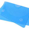 AN-Prime Silicone Pastry Mat– Non-Stick Dough Rolling & Baking Mat with Measurements Edges, Food-Grade Silicone for Pizza, Pie, Fondant, Kneading & Baking