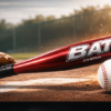 Aluminum Alloy Baseball Bat – Lightweight Durable Metal Bat with Non-Slip Grip, 30 Inch