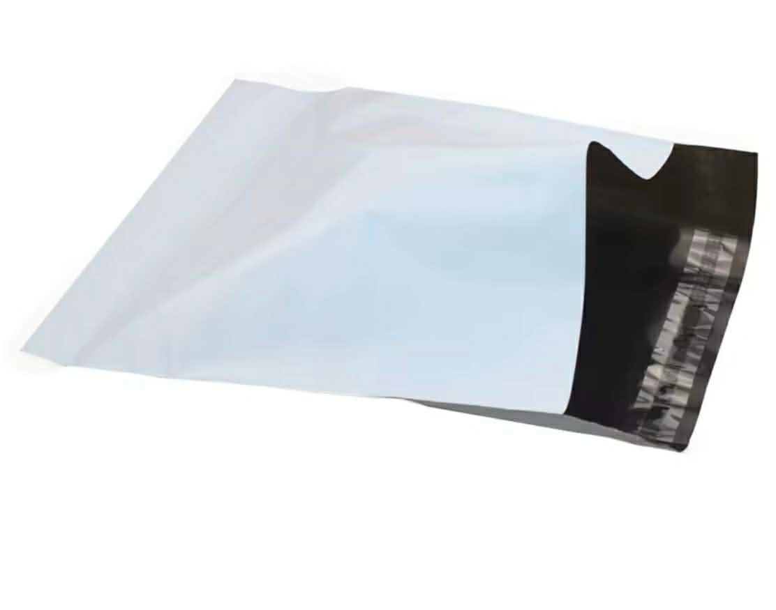 White Poly Mailer Bags–Pack of 25, 50, 75, 100, 200 & 400 | Multi-Size (170 × 300 mm; 200 × 300 mm; 250 × 350 mm) | Waterproof Self-Sealing PE Shipping Envelopes | Strong Anti-Leakage Express Mailing Bags