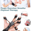 Hand Grip Strengthener & Finger Exerciser Set – Finger Stretcher & Forearm Grip