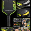 PRO-MAX T700 Carbon Fiber Pickleball Paddle – 16MM Honeycomb Core, Lightweight, Large Sweet Spot, Ergonomic Non-Slip Grip, USAPA Style Performance Paddle