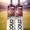 Cheetah Cric Wood Cricket Bat – Heavy-Duty Tape Ball Light Weight Bat for Powerful Shots