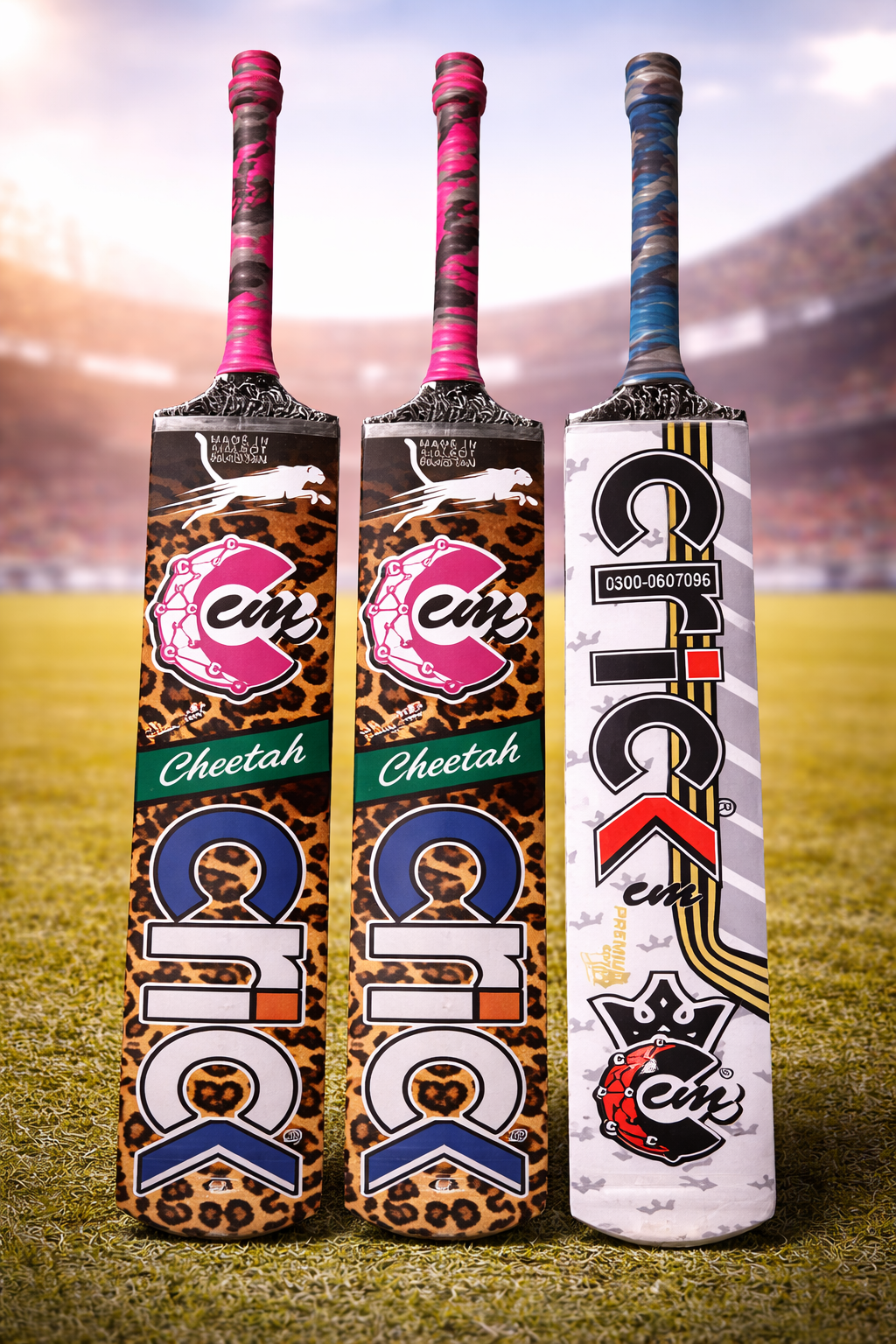Cheetah Cric Wood Cricket Bat – Heavy-Duty Tape Ball Light Weight Bat for Powerful Shots