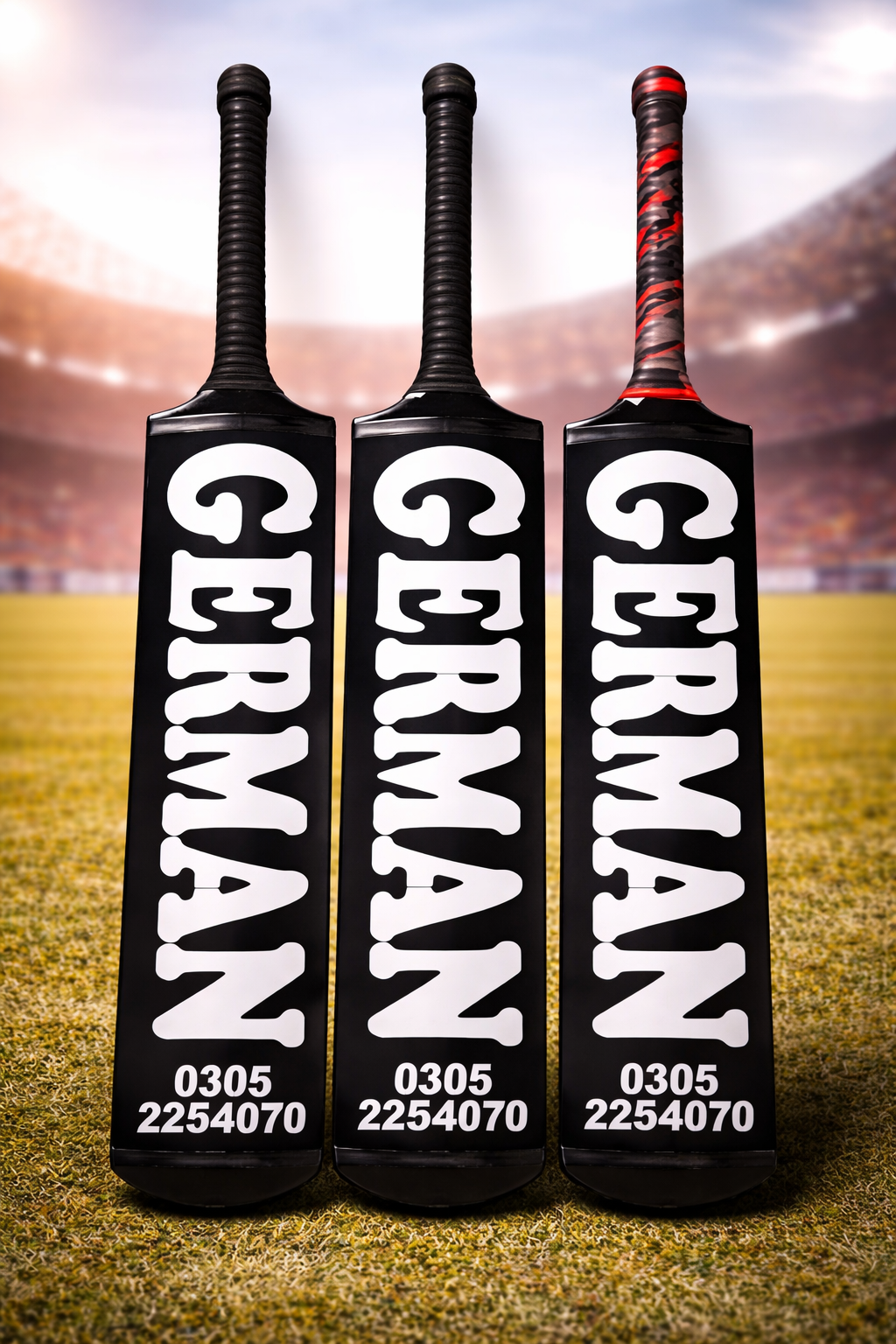 Premium German Coconut Wood Cricket Bat – Power & Precision for Tape Ball (Adult Size)