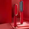 New 2 In 1 Hair Straightener Hot Comb Negative Ion Curling Tong Dual-purpose Electric Hair Brush