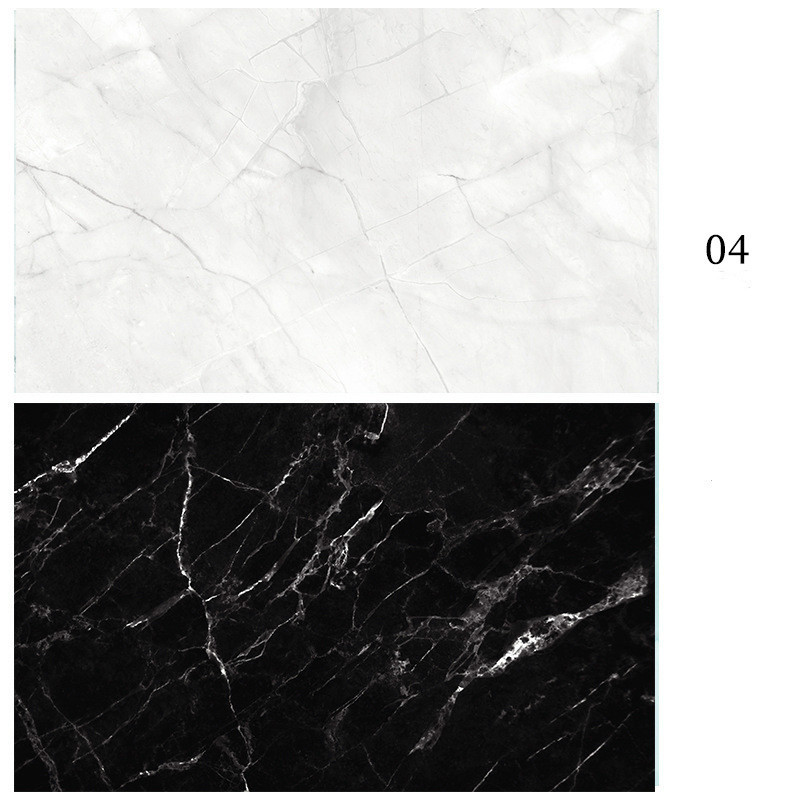 AN-Prime Marble Double-Sided Background Paper Texture Photo Background Cloth Gourmet Still Life Photo Props Ornaments