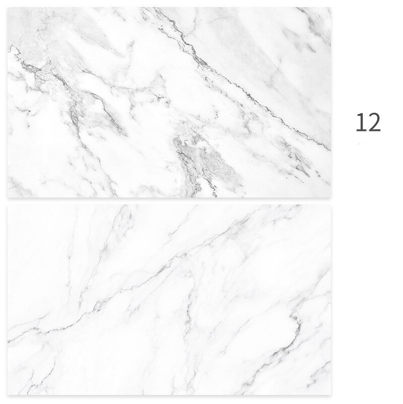 AN-Prime Marble Double-Sided Background Paper Texture Photo Background Cloth Gourmet Still Life Photo Props Ornaments