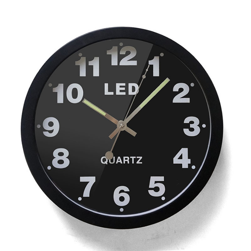 Luminous wall clock living room-Elegant Design