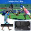 AN-Prime 1Set Portable Pickleball Net Set 22ft Regulation Size Net Pickle Ball Net System With 4 Pickleballs 4 Paddles Carrying Bag For Driveway Yard