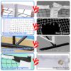 AN-Prime 1Set Portable Pickleball Net Set 22ft Regulation Size Net Pickle Ball Net System With 4 Pickleballs 4 Paddles Carrying Bag For Driveway Yard