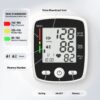 Wrist Blood Pressure Monitor Adjustable Automatic Wrist Cuff Voice Broadcast With 2 Users 180 Memory, Rechargeable Blood Pressure Monitors