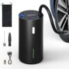 AN-Prime  AT004 Smart Portable Tire Air Pump For Cars, Motorcycles, Bicycles And Balls With Pressure Gauge And LED Screen For Fast Inflation