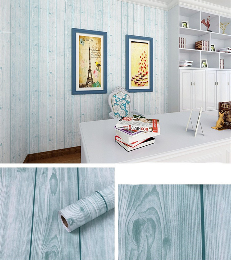 Antique Striped European Wallpaper Waterproof and  Heat Resistant