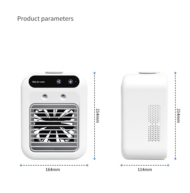 AN-Prime Air Conditioner Air Cooler Fan Water Cooling Fan Air Conditioning For Room Office Portable Air Conditioner Cars