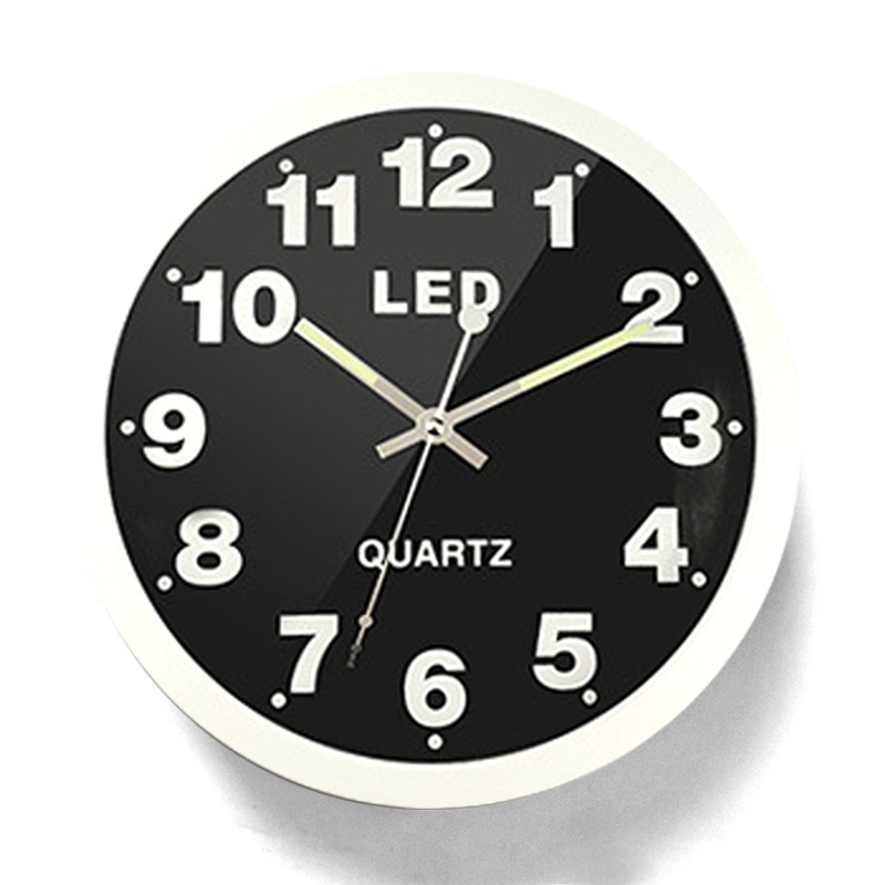 Luminous wall clock living room-Elegant Design