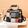 Checkered Design Women's Bag - Satchel Portable Shoulder Crossbody Handbag-Latest Design-Free Shipping