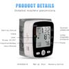 Wrist Blood Pressure Monitor Adjustable Automatic Wrist Cuff Voice Broadcast With 2 Users 180 Memory, Rechargeable Blood Pressure Monitors